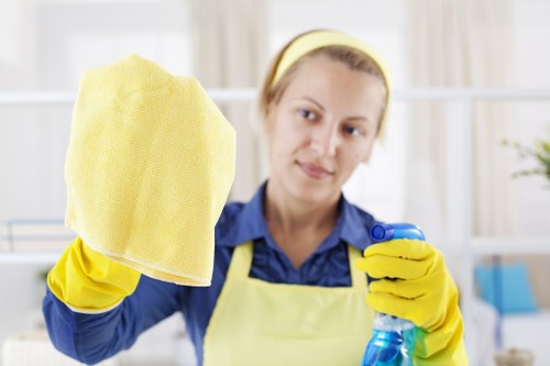 Professional communal area cleaning for residential blocks in N4