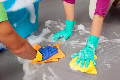 Commercial kitchen oven cleaning for a business in the N4 area