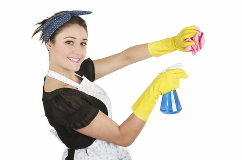 Deep carpet cleaning equipment used in a local commercial property