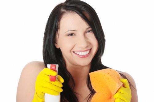 Local cleaner preparing a flat for a one-off deep clean in N4